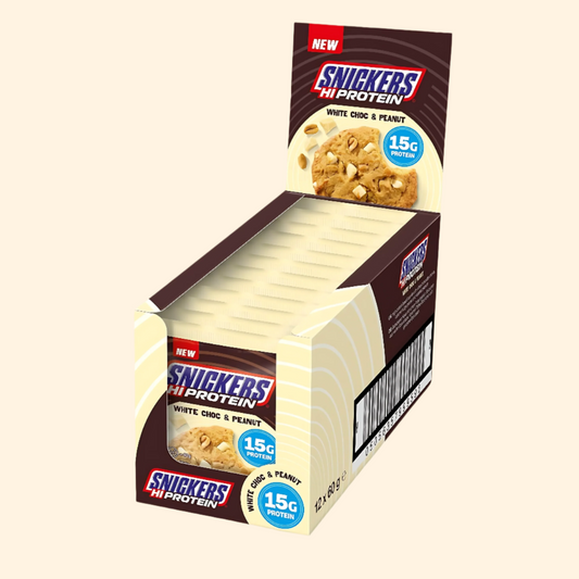 Snickers White Chocolate & Peanut Protein Cookie